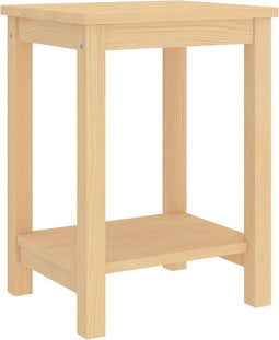 vidaXL - Nachtkastje - 35x30x47 - cm - massief - grenenhout - naturel