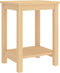 vidaXL - Nachtkastje - 35x30x47 - cm - massief - grenenhout - naturel