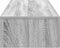 vidaXL - Wandschap - met - lades - 60x26,5x15 - cm - bewerkt - hout - grijs - sonoma