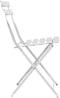 vidaXL - Vouwstoelen - voor - in - de - tuin, - set - van - 2, - wit, - staal