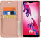 Accezz Hoesje Geschikt voor Huawei P20 Pro Hoesje Met Pasjeshouder - Accezz Wallet Softcase Bookcase - Roze