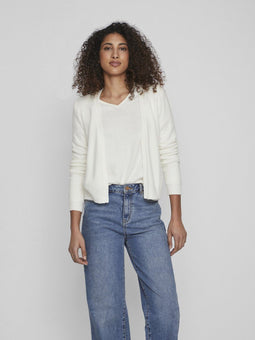 Vila Viril - Vest L/s Knit Cardigan - Maat XS - Kleur White Alyssum