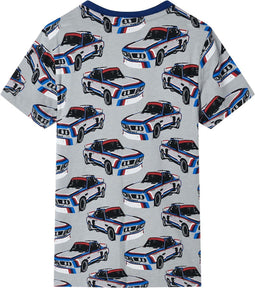 Kinderpyjama met korte mouwen 92 grijs