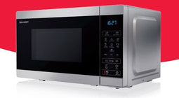 Sharp YC-MS02E-S - Solo magnetron 800W 20 liter - Digitale bediening