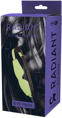 Dream Toys Masker/Blinddoek Radiant Eye Mask Glow In The Dark Groen