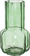 Mica Decorations Missouri Vaas - Glas - Geribbelde afwerking - Groen