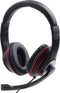 Gembird MHS-03-BKRD - Stereo headset met microfoon - Zwart