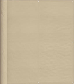 vidaXL - Balkonscherm - 120x700 - cm - 100% - oxford - polyester - beige