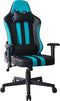 Gamestoel Thomas - bureaustoel racing gaming stijl - zwart - blauw