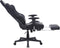 Gamestoel Tornado Relax Bureaustoel - met voetsteun - ergonomisch verstelbaar - zwart