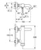 GROHE Essence New - Badkraan - 15cm - hard graphite geborsteld - 33624AL1