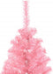 vidaXL - Kunstkerstboom - met - standaard - 150 - cm - PVC - roze