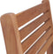 vidaXL - Tuinstoelen - stapelbaar - 4 - st - massief - teakhout