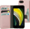 Mobiparts Classic Wallet Case - Flip Cover - Ruimte voor pasjes - Roze (iPhone 8, iPhone 7, iPhone SE (2020) iPhone SE (2022))
