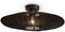 GOOD&MOJO Plafonniere Iguazu - Jute/Zwart - Ø40cm -