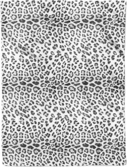 Zohome Plaid Snow-Leopard - Warme deken voor op de bank - Zacht - 140x200 - Grijs