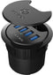 Icy Box IB-HUB1403 - USB Hub - 4x USB 3.2 (Gen1, 5Gb/s) type-A - Zwart