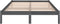 vidaXL - Bedframe - massief grenenhout - 200x200 cm - grijs