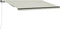 vidaXL - Luifel - automatisch - uittrekbaar - 300x250 - cm - crème