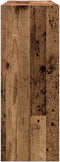 vidaXL - Wandtafel - 105x30x80 - cm - bewerkt - hout - oud - houtkleurig