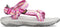 Teva Hurricane XLT2 - Wandelsandalen - Klittenband - Roze Wit - Maat 33/34
