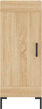 vidaXL - Dressoir - 34,5x34x90 - cm - bewerkt - hout - sonoma - eiken