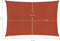vidaXL - Zonnezeil - 160 - g/m² - 3x4 - m - HDPE - terracottakleurig