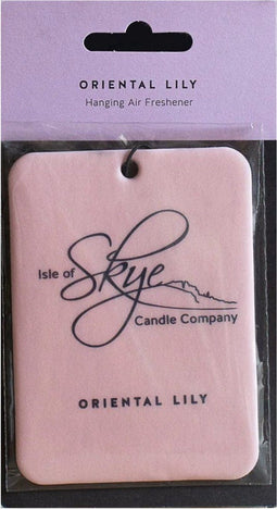 Geurkaartje Oosterse Lelie (Oriental Lily) - 3 weken - Isle of Skye Candle