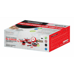 Keukengerei Royalty Line ES2014M Zwart Rood 14 Onderdelen