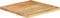 vidaXL - Tafelblad - met - natuurlijke - rand - 60x60x2,5 - cm - massief - mangohout