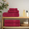 vidaXL - Zeepdoekjes - 4 - st - 30x30 - cm - 360 - g/m² - 100% - katoen - bordeauxrood