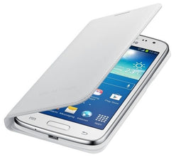 Samsung Galaxy Core LTE - Flip Cover - Ultra slank met smart sluiting - Wit