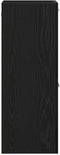 vidaXL - Badkamer - Wandkast - Zwarte - Eik - 30x30x80 - cm - Gelaagd - Hout