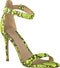 GUESS Kahlua2 - Dames Sandalen - Neongele slangenprint - Geel - Maat 37