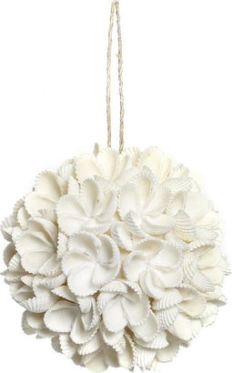 De Bloemen Schelpenbal - Wit - M