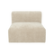 Urban Nature Culture Tao - Modular seater - Hoogwaardige polyester - Almond Milk - 90 * 100 * 74 cm