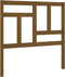 vidaXL - Hoofdbord - 80,5x4x100 - cm - massief - grenenhout - honingbruin