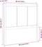 vidaXL - Hoofdbord - 95,5x4x100 - cm - massief - grenenhout