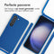 iMoshion Hoesje Geschikt voor Samsung Galaxy S23 Hoesje Met Koord - iMoshion Siliconen hoesje met koord - Blauw