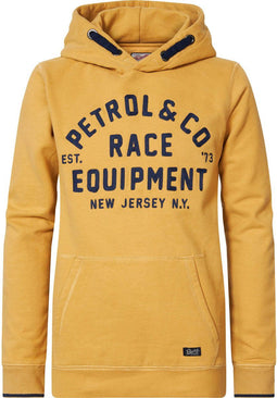 Petrol Industries - Jongens Hoodie - Logo artwork - Geel - Maat 104