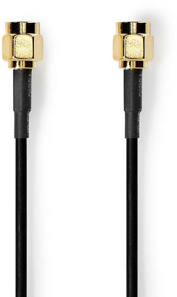 Nedis CSGL02000BK10 - Kabel SMA-SMA - 100cm - Zwart