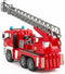 Bruder MAN Brandweerwagen - Speelgoedvoertuig - Draailadder waterpomp licht- en geluidsmodule - Rood