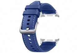 Samsung Galaxy Watch8 - Hybrid Band - Elegant nepleer met rubber - Blauw (S/M/L)