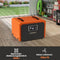 Coast Bouwdroger - Industriële Luchtontvochtiger 60L/dag - 24-uurs Timer - Oranje