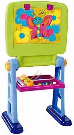 Playgo Schrijfbord/Magneetbord - 49x36 x92 cm - Groen/Blauw