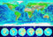 Wereldkaart - Glow in the Dark- puzzel 1000 stukjes