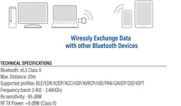 ACT AC6030 - USB Bluetooth adapter - Bluetooth 5.3 - 20m bereik