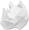 Assembli neushoorn paper kit DIY-wit