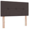 vidaXL - Hoofdbord - Met - Knopen - Donkerbruin - 90 - cm - Stof