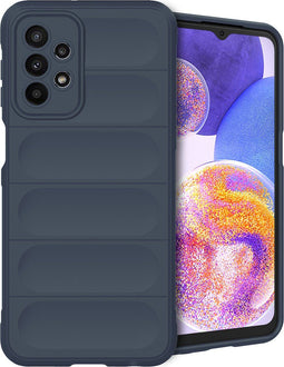 imoshion Hoesje - Geschikt voor Samsung Galaxy A23 (5G) - EasyGrip Backcover - Donkerblauw